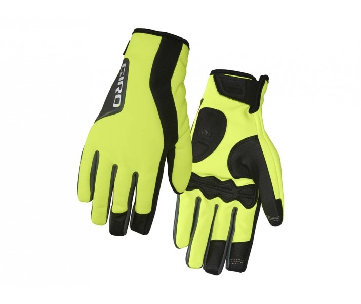 Guantes Giro MUJER Ambient 2.0 Amarillo Flúor/Negro