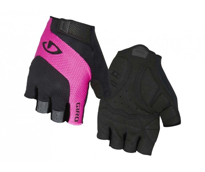 Guantes Giro MUJER Tessa Gel Negro/Rosa