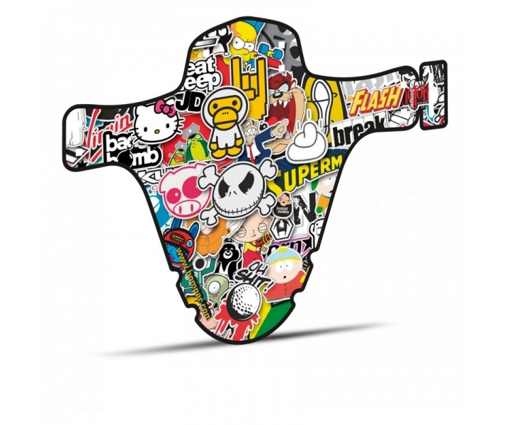 Guardabarros Delantero Bompar Sticker Boom para MTB