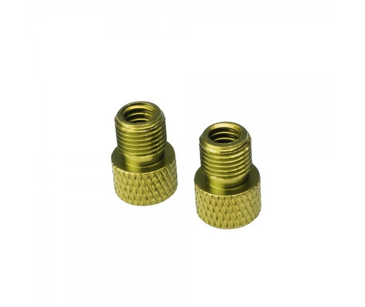 Adaptador Válvula De Presta A Schrader Eltin Oro