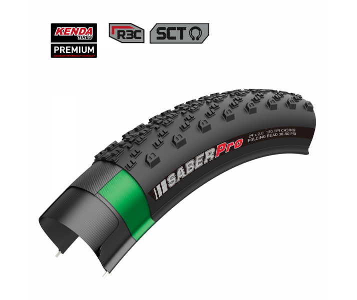 Cubierta Kenda SABER PRO 29X2.05 SCT R3C 120 Tpi