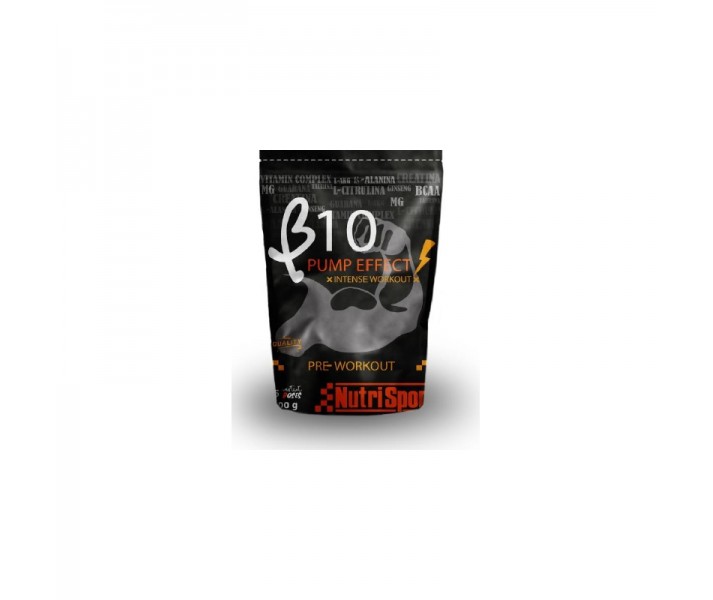 Proteínas Nutrisport B10 pump effect sabor fresa