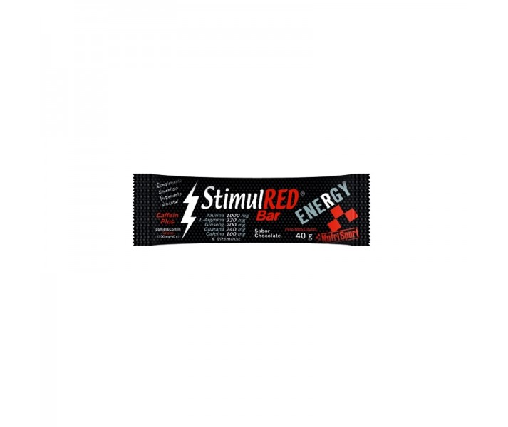 Caja de Barritas Nutrisport StimulRed sabor chocolate 24 Unidades
