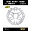 Disco de freno Galfer para Road compatible con Univ 6T Wave Trial 160mm