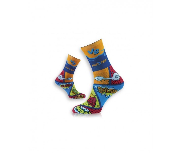 Calcetines Funstep Con Dibujos Marino/Naranja