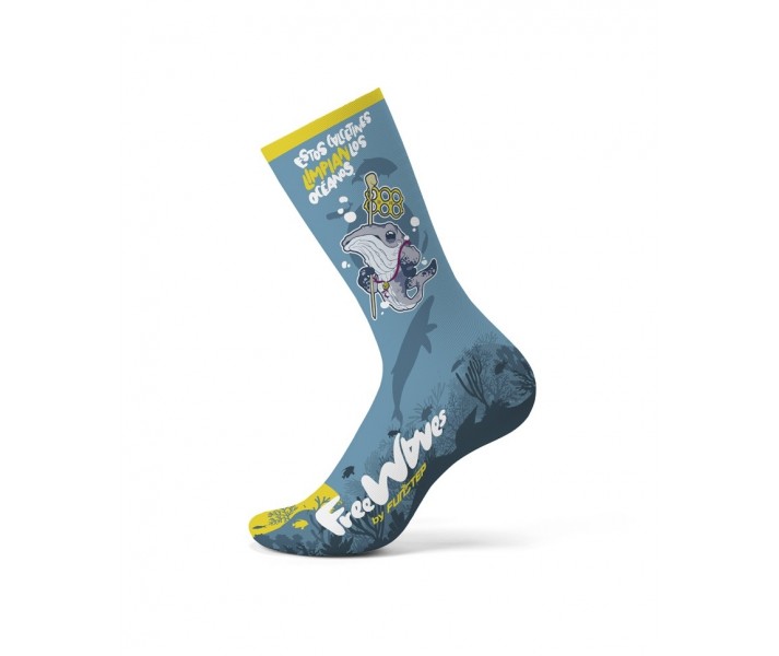Calcetines Funstep Divertidos Azul Ballena