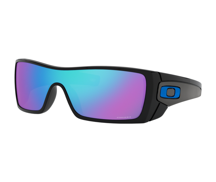 Gafas Oakley Batwolf Negro Polished Lente Prizm Sapphire |OO9101-5827|