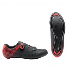 Zapatillas Northwave Core Plus 2 Negro-Rojo