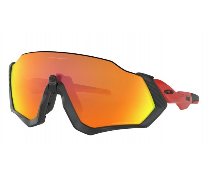 Gafas Sol Oakley Flight Jacket Negro Lente Prizm Ruby Polarized |OO9401-0837|