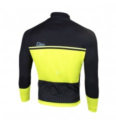 Maillot Térmico Eltin m/l Stick Negro/Amarillo Fluor