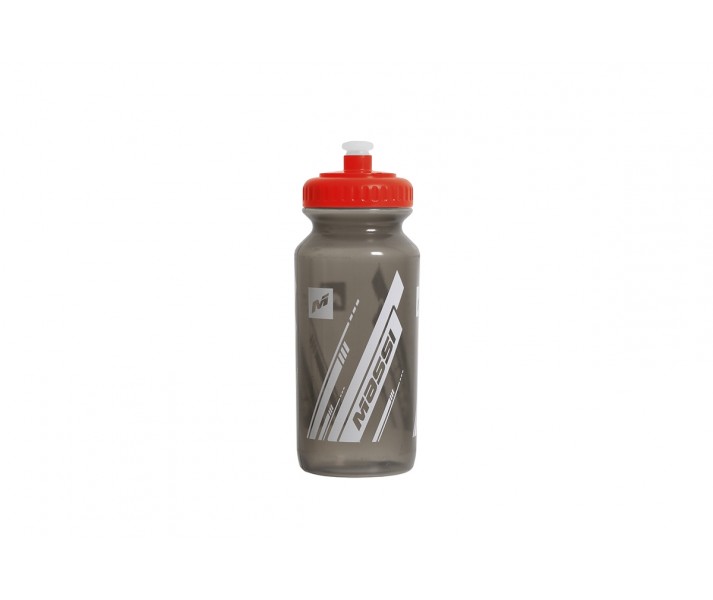 Bidón Massi Basic 500cc Negro Transparente/Tapón Rojo