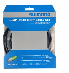 Kit Cables Cambio Shimano Optislik Carretera Negro