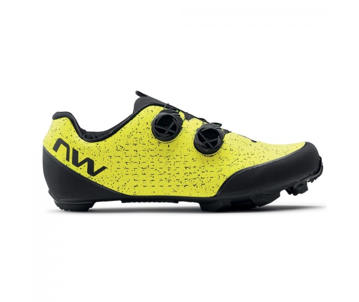 Zapatillas Northwave Rebel 3 Amarillo Fluor-Negro Mtb