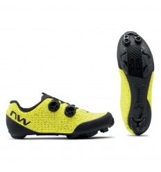 Zapatillas Northwave Rebel 3 Amarillo Fluor-Negro Mtb