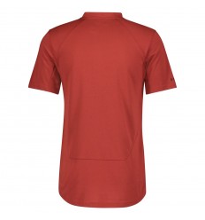 Maillot Scott MS Trail Flow Dri Zip Rojo
