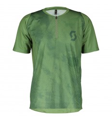 Maillot Scott MS Trail Vertic Zip Verde