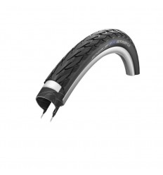 Cubierta Schwalbe Delta Cruiser Plus 24X1 3/8 Hs431 P-Guard Twinskin Sbc Rigida Negro Refl.(37-540)