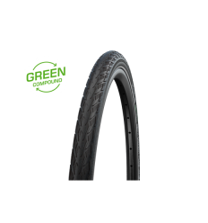 Cubierta Schwalbe Delta Cruiser Plus 28X1 1/2 Hs431 Active Punctureg. Twinskin Rig. Negr Refl 40-635