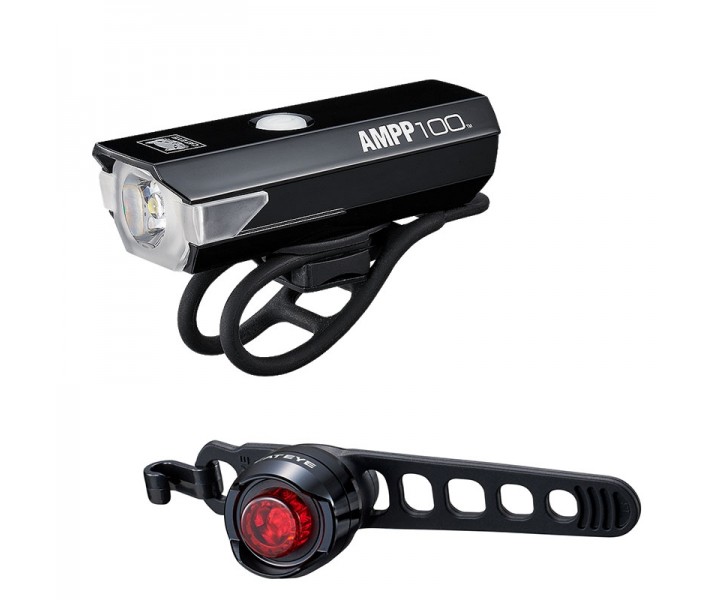 Kit Luces Cateye Ampp100 / Orb