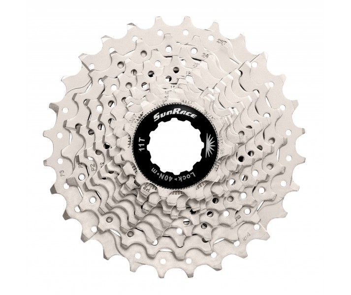 Cassette SunRace CSRS1 10v 11-32T Metálico - Araña acero