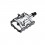 Pedales Mixtos VP Components Dual Aluminio SPD Negro