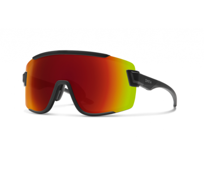 Gafas Smith Wildcat Negro Mate Lente Rojo Espejo