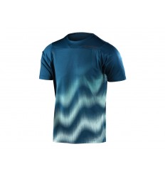 Troy Lee Designs Skyline Ss Camiseta Verde Azulado