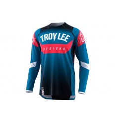 Troy Lee Designs Sprint Ultra Camiseta Azul/Negro
