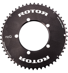 Plato Rotor Carretera redondo No Q C 53T BCD110X5 Exterior Negro Aero