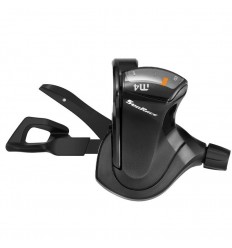Mando Pulsador Sunrace DLM400 Derecho 7v. 2100mm Aluminio NEgro