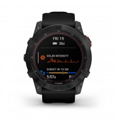 Reloj Garmin fenix® 7X  Solar Edition Negro