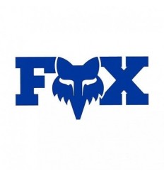 Pegatina Fox F Head X 18 cm Negro
