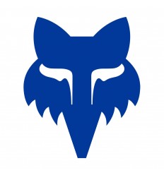 Pegatina Fox Head 18 cm Negro