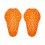 Rodillera Fox extraíble LP1 D3O Naranja
