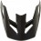 Visera Fox Casco Niño Rampage Niños Rojo fluorescente