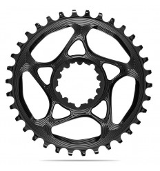 Absolute Black Round Direct Mount Kettenblatt für Sram GXP Black