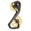 Pata Cambio Garbaruk Sram Force AXS 12v 12+16T Negro/Plata