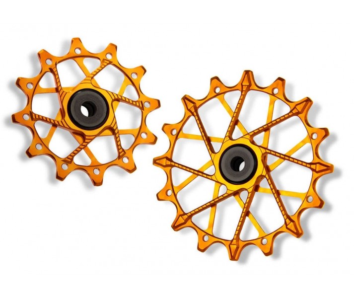 Roldanas Cambio Garbaruk Shimano 12v 14+16T Naranja