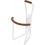PORTABIDON CONTEC RETRO CL. SILVER W. LEATHER